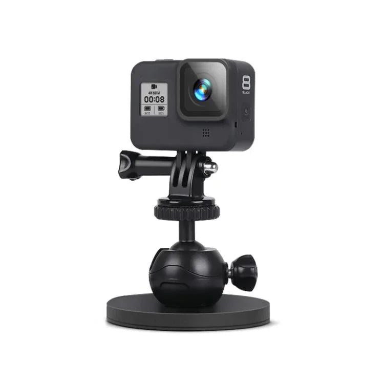 Support de fixation à ventouse pour voiture compatible avec GoPro Hero11 Black / HERO10 Black / HERO9 Black / HERO8 Black /7 /6 /5 /5 Session /4 Session /4 /3+ /3 /2 /1, Xiaoyi et autres caméras d'action. Modèle : ventouse simple.