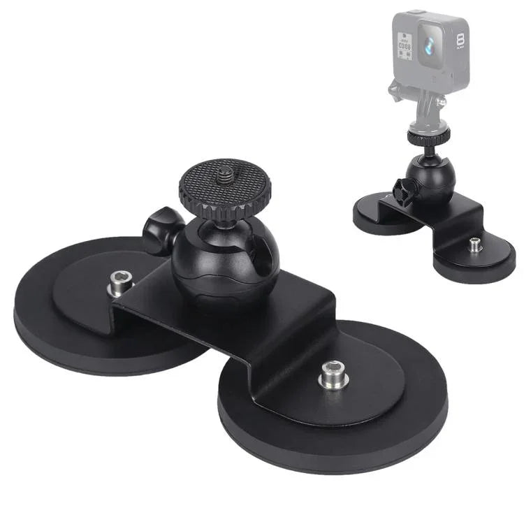 Support à ventouse pour voiture compatible avec GoPro Hero11 Black / HERO10 Black / HERO9 Black / HERO8 Black /7 /6 /5 /5 Session /4 Session /4 /3+ /3 /2 /1, Xiaoyi et autres caméras d'action. Taille : L.