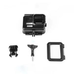 Boîtier étanche 50 m avec boucle, fixation basique et vis pour GoPro HERO10 Black / HERO9 Black.