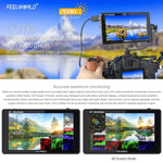 Moniteur de terrain FEELWORLD LUT6 1920x1080 2600 nits 6 pouces IPS HDMI 4K avec commandes tactiles, LUT6
