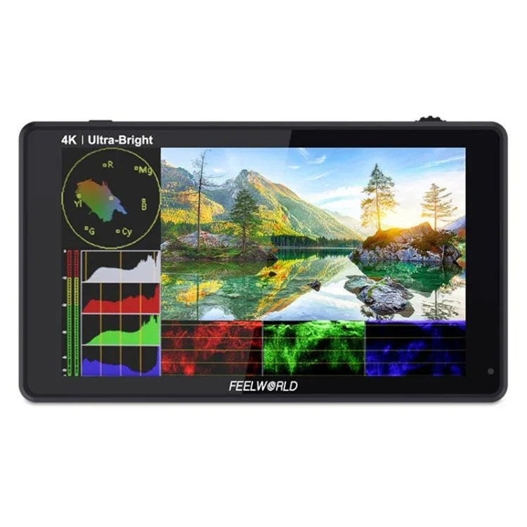 Moniteur de terrain FEELWORLD LUT6 1920x1080 2600 nits 6 pouces IPS HDMI 4K avec commandes tactiles, LUT6