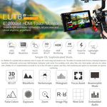 Moniteur de terrain FEELWORLD LUT6 1920x1080 2600 nits 6 pouces IPS HDMI 4K avec commandes tactiles, LUT6