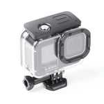 Boîtier de protection antichoc et anti-poussière avec orifice de chargement, boucle et fixation de base (vis incluses) pour GoPro HERO10 Black / HERO9 Black