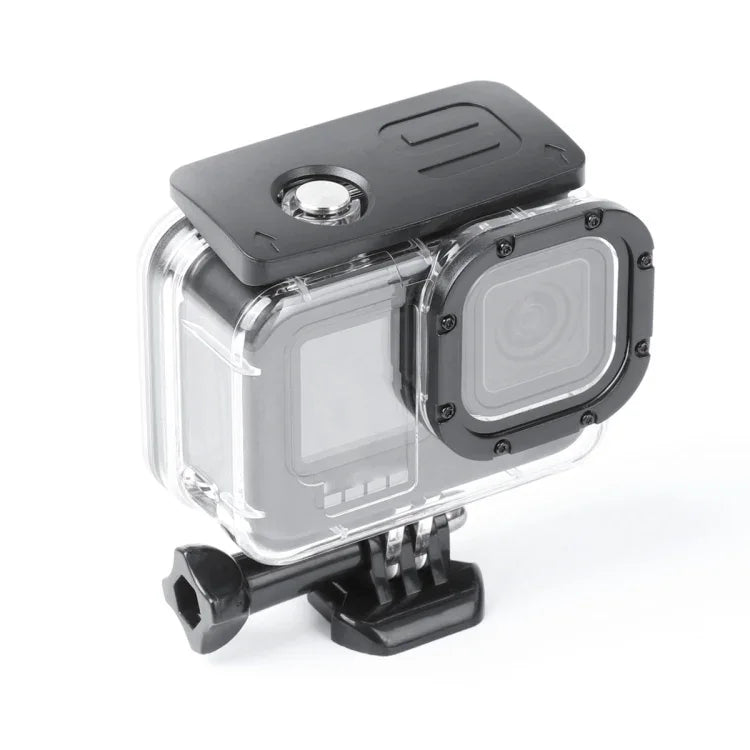Boîtier de protection antichoc et anti-poussière avec orifice de chargement, boucle et fixation de base (vis incluses) pour GoPro HERO10 Black / HERO9 Black