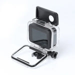 Boîtier de protection antichoc et anti-poussière avec orifice de chargement, boucle et fixation de base (vis incluses) pour GoPro HERO10 Black / HERO9 Black