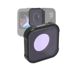 Filtre de réduction de la pollution lumineuse JSR série KB NIGHT pour GoPro HERO13 Black /12 Black /11 Black /10 Black /9 Black, NIGHT