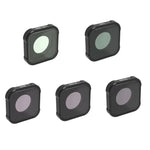 Filtre d'objectif JSR série KB MCUV+CPL+ND8+ND16+ND32 pour GoPro HERO13 Black /12 Black /11 Black /10 Black /9 Black, 5 en 1