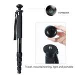BEXIN MAS285 Support monopode portable en alliage d'aluminium pour appareil photo reflex numérique, idéal pour les voyages et les activités de plein air.