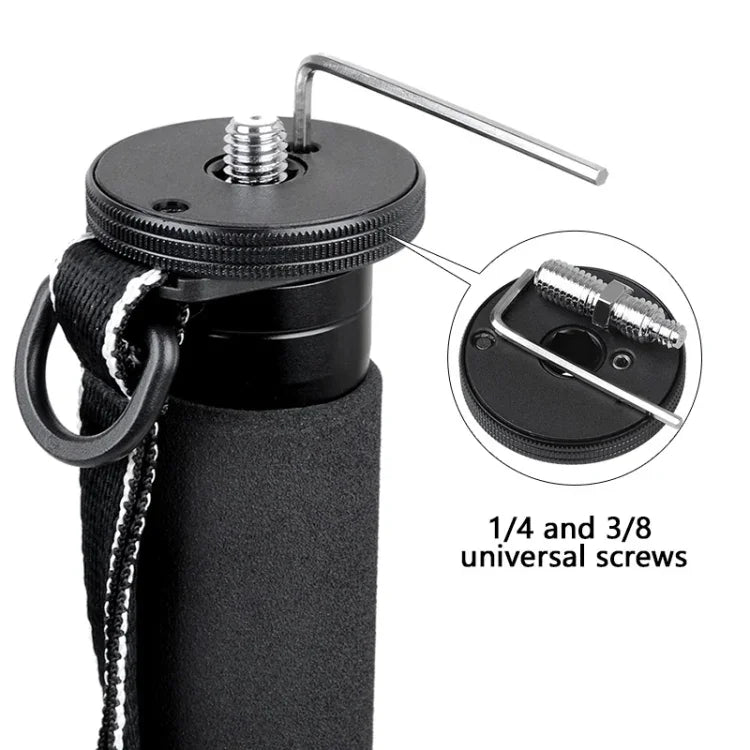 BEXIN MAS285 Support monopode portable en alliage d'aluminium pour appareil photo reflex numérique, idéal pour les voyages et les activités de plein air.