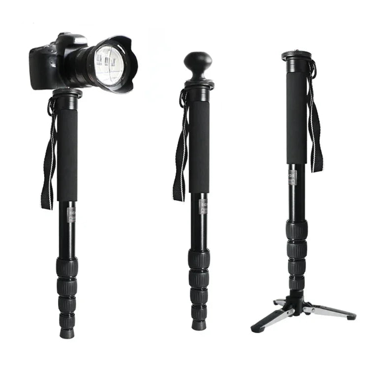 BEXIN MAS285 Support monopode portable en alliage d'aluminium pour appareil photo reflex numérique, idéal pour les voyages et les activités de plein air.