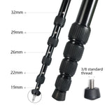 BEXIN MAS325 Support monopode portable en alliage d'aluminium pour appareil photo reflex numérique, idéal pour les voyages et les activités de plein air.