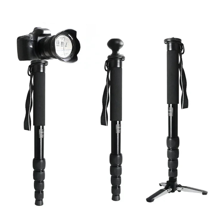 BEXIN MAS325 Support monopode portable en alliage d'aluminium pour appareil photo reflex numérique, idéal pour les voyages et les activités de plein air.