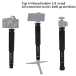 BEXIN P308D Support monopode portable en alliage d'aluminium pour appareil photo reflex numérique, idéal pour les voyages et les activités de plein air.