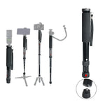 BEXIN P308B Support monopode portable en alliage d'aluminium pour appareil photo reflex numérique, idéal pour les voyages et les activités de plein air.