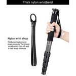 BEXIN MCS285 Support monopode portable en fibre de carbone pour appareil photo reflex numérique, idéal pour les voyages et les activités de plein air.