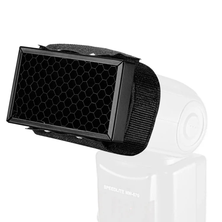 Couvre-peigne universel pour flash, dimensions : 4,7 cm x 8 cm