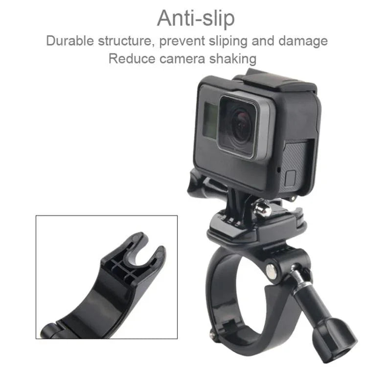 Support de fixation pour guidon de vélo/moto de grande taille GP434, compatible avec GoPro, Insta360, DJI et autres caméras d'action, GP434
