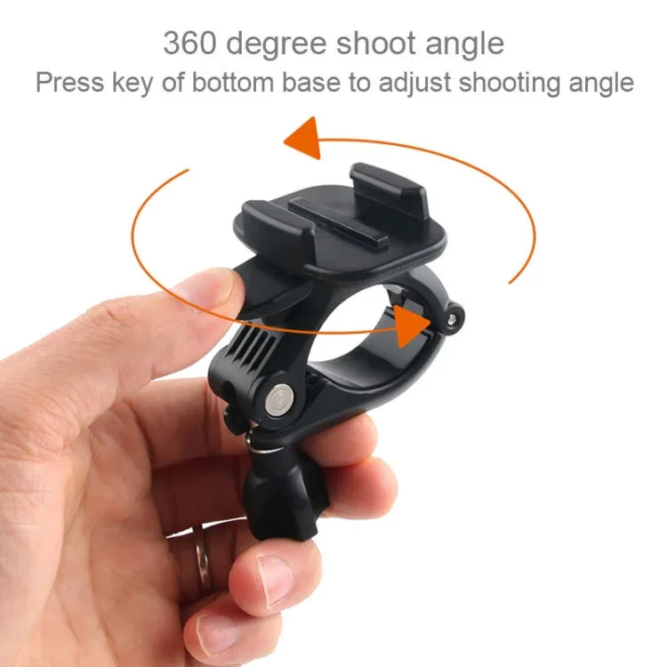 Support de fixation pour guidon de vélo/moto de petite taille GP435, compatible avec GoPro, Insta360, DJI et autres caméras d'action, GP435