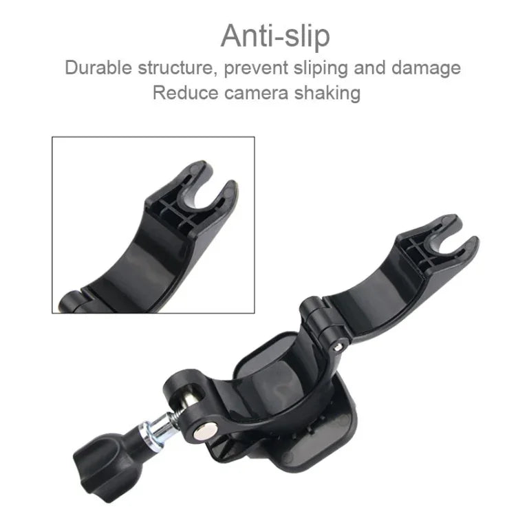 Support de fixation pour guidon de vélo/moto de petite taille GP435, compatible avec GoPro, Insta360, DJI et autres caméras d'action, GP435