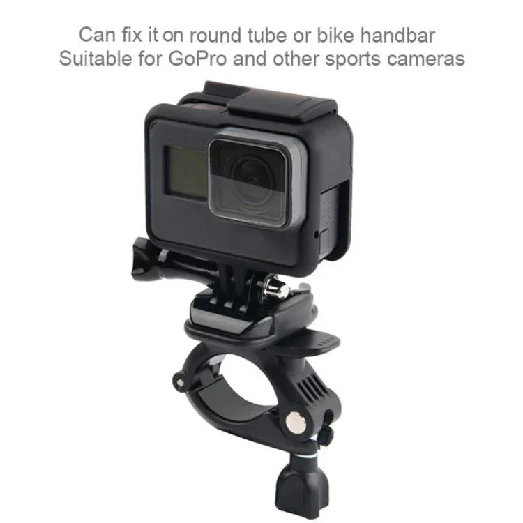 Support de fixation pour guidon de vélo/moto de petite taille GP435, compatible avec GoPro, Insta360, DJI et autres caméras d'action, GP435