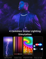LUXCeO Bâton lumineux LED RGB multicolore pour photos et vidéos, contrôle par application, température de couleur réglable, étanche, lampe d'appoint portable avec télécommande, P200 RGB