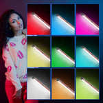 LUXCeO P7RGB Pro Bâton lumineux LED coloré pour photos et vidéos, contrôle par application, température de couleur réglable, étanche, lampe d'appoint LED portable avec télécommande, P7RGB Pro