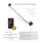 LUXCeO P7 Bâton lumineux LED étanche à double température de couleur pour photos et vidéos, avec télécommande, P7