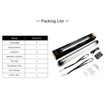 LUXCeO P7 Bâton lumineux LED étanche à double température de couleur pour photos et vidéos, avec télécommande, P7