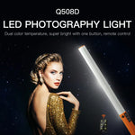LUXCeO Q508D Lampe torche LED portable à double température de couleur pour photos et vidéos, Q508D