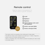 LUXCeO Q508D Lampe torche LED portable à double température de couleur pour photos et vidéos, Q508D