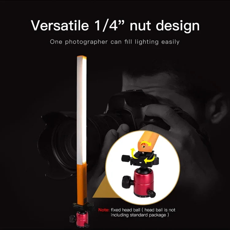 LUXCeO Q508D Lampe torche LED portable à double température de couleur pour photos et vidéos, Q508D