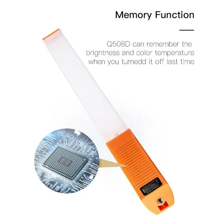 LUXCeO Q508D Lampe torche LED portable à double température de couleur pour photos et vidéos, Q508D