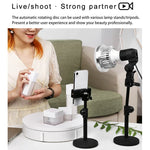 Plateau tournant électrique de 30 cm avec support d'affichage, accessoire de prise de vue vidéo et photographique, charge maximale : 100 kg, prise américaine, 30 cm.