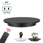 Plateau tournant électrique de 60 cm pour présentoirs, charge maximale : 100 kg, alimentation secteur, prise américaine, 60 cm, prise américaine