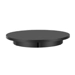 Plateau tournant électrique de 60 cm pour présentoirs, charge maximale : 100 kg, alimentation secteur, prise américaine, 60 cm, prise américaine