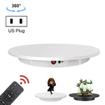 Plateau tournant électrique de 60 cm pour présentoirs, charge maximale : 100 kg, alimentation secteur, prise américaine, 60 cm, prise américaine