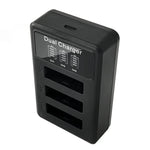 Chargeur triple USB avec câble USB pour écran LCD Sony NP-BX1 (3 canaux)