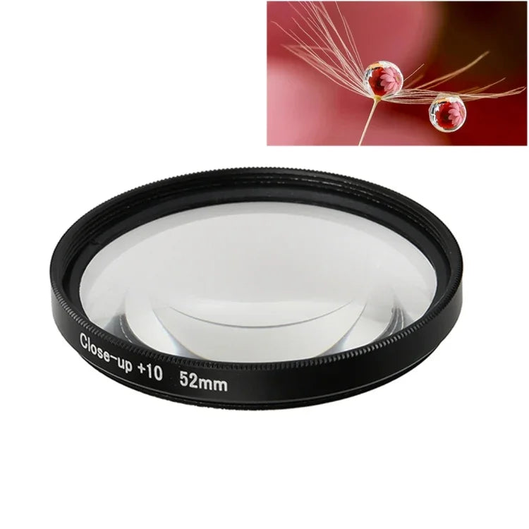 Filtre macro professionnel 52 mm 10x pour caméra d'action GoPro HERO5 Sport