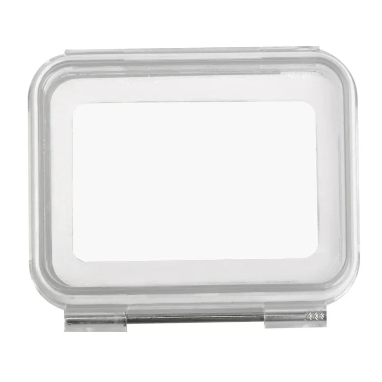 Boîtier de protection étanche 30 m en PC et ABS pour GoPro HERO5 + coque arrière tactile avec fixation basique à boucle et vis longue, dimensions de la coque arrière : 7 x 6 cm.
