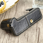 Étui demi-boîtier en cuir PU avec filetage 1/4 pouce pour FUJIFILM X-T4