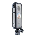 Cage de protection en plastique PC avec adaptateur pour trépied pour Insta360 One X2