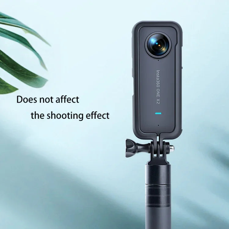 Cage de protection en plastique PC avec adaptateur pour trépied pour Insta360 One X2