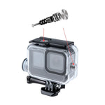 Boîtier étanche de charge 30 m avec boucle et vis pour GoPro HERO10 Black / HERO9 Black, compatible avec GoPro HERO9 Black / Charge