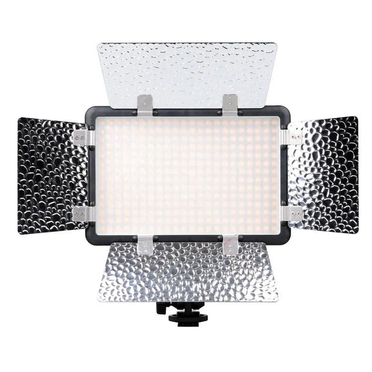 Godox LED308C II, lampe de photographie à intensité variable de 308 LED, 860 lux, éclairage professionnel pour vlogging, vidéo et studio photo, compatible avec les appareils photo reflex numériques Canon/Nikon.