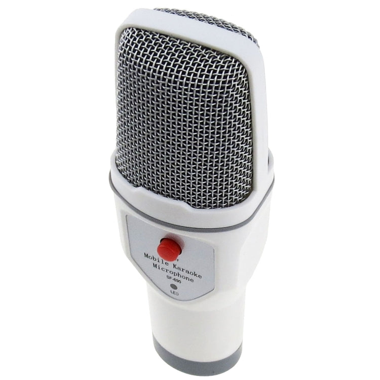 Microphone à condensateur d'enregistrement karaoké pour téléphone mobile SF-690, microphone professionnel pour chat en direct karaoké