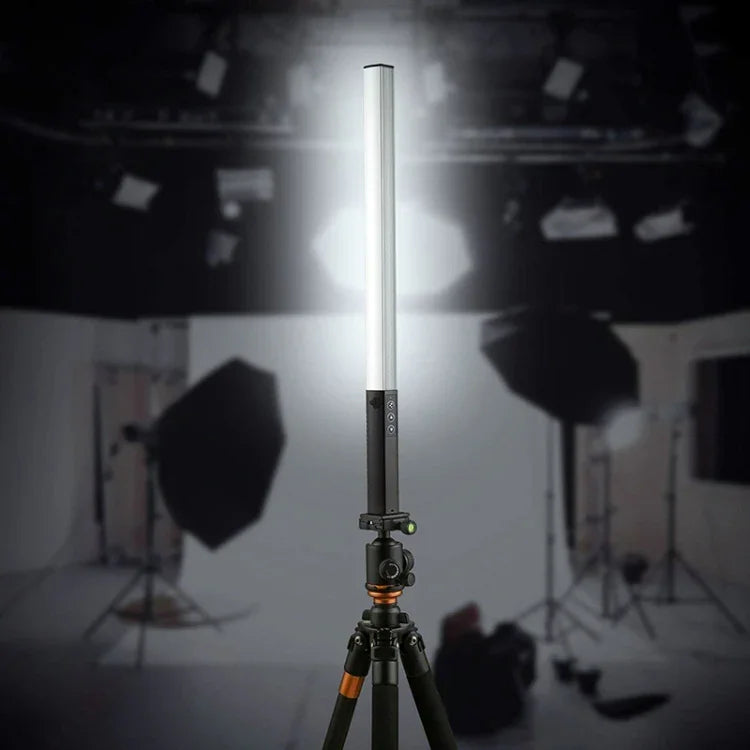 LUXCeO Q508A Lampe LED portable étanche pour photos et vidéos, 8 couleurs, avec télécommande.