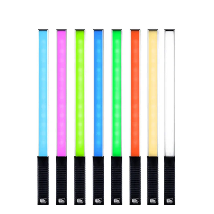 LUXCeO Q508A Lampe LED portable étanche pour photos et vidéos, 8 couleurs, avec télécommande.