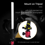 LUXCeO Q508A Lampe LED portable étanche pour photos et vidéos, 8 couleurs, avec télécommande.