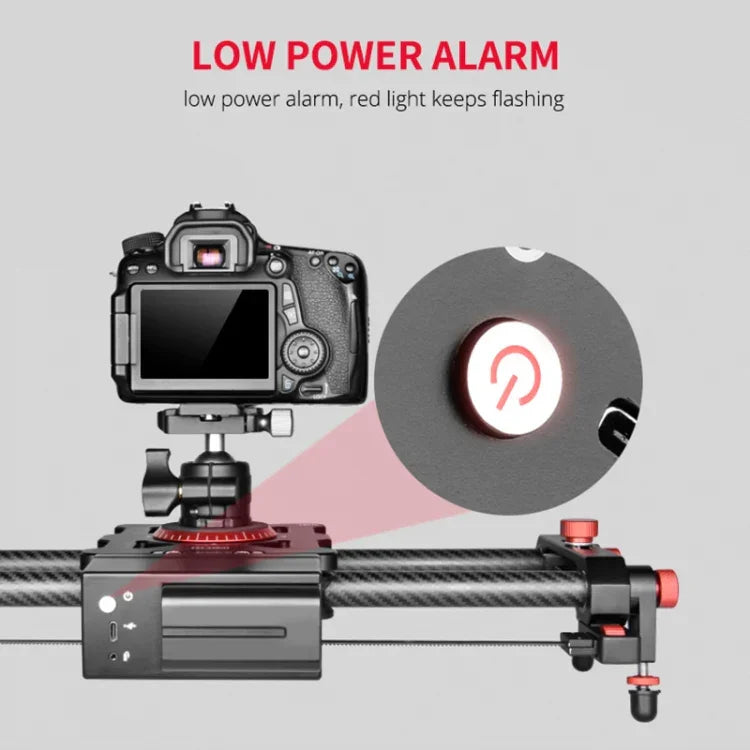 Rail de guidage électrique YELANGU L80TC 80 cm avec télécommande 2,4 GHz pour appareils photo reflex/caméras vidéo, L80TC 80 cm