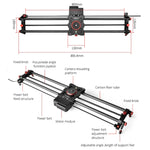 Rail de guidage électrique YELANGU L80TC 80 cm avec télécommande 2,4 GHz pour appareils photo reflex/caméras vidéo, L80TC 80 cm